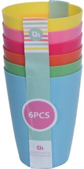 Excellent Houseware Bekerset 6 Stuks 270 Ml