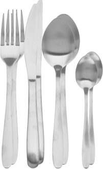Excellent Houseware Bestekset Tableware Collection - 48-delig - zilver - RVS - 12 personen