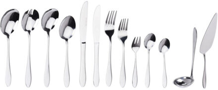 Excellent Houseware Bestekset Tableware Collection - 60-delig - zilver - RVS - Besteksets Zilverkleurig