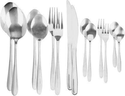 Excellent Houseware Bestekset Tableware Collection - 78-delig - zilver - RVS - 12 personen - Besteksets Zilverkleurig