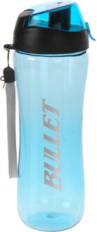 Excellent Houseware Bidon drinkfles/waterfles blauw 700 ml
