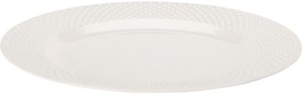 Excellent Houseware Bord melamine Ø28cm wit