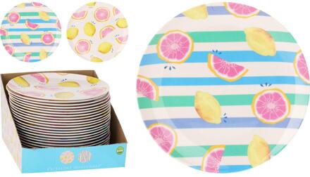 Excellent Houseware Bord plat melamine Ø25cm multi
