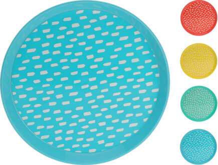 Excellent Houseware Bordenset 4-delig Ø21cm kunststof verschillende