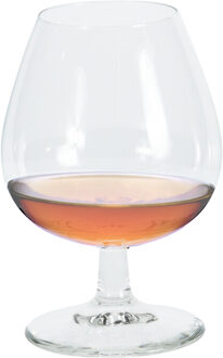 Excellent Houseware Cognac glazen - 4x stuks - glas - 350 ml - likeur glazen