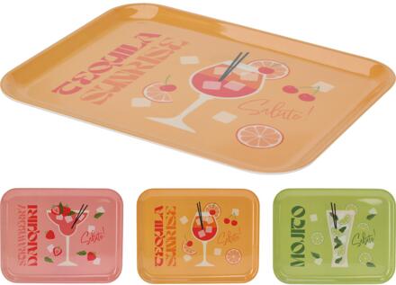 Excellent Houseware Dienblad melamine 36,5x28,5cm verschillende