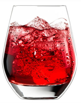 Excellent Houseware Drinkglas - 1x - transparant - kunststof - 515 ml