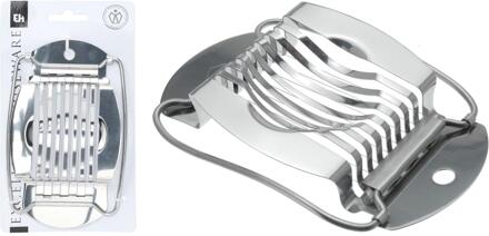Excellent Houseware Eiersnijder 14.5x9,2x2,5cm zilver
