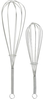 Excellent Houseware Excelent Houseware Garde set - 2-delig - zilver - rvs - 19 en 24 cm - Keukengerei/bakgerei - Keuken gardes Zilverkleurig