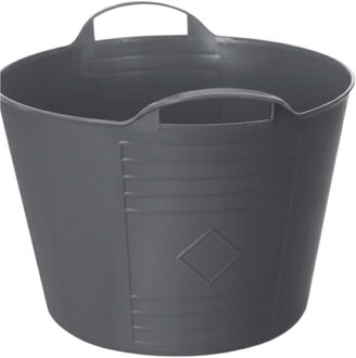 Excellent Houseware Excellent housewares Flexibele kuip / emmer - antraciet - 15 liter
