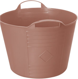 Excellent Houseware Excellent housewares Flexibele kuip / emmer - oudroze - 15 liter
