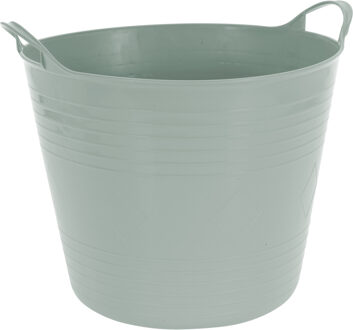 Excellent Houseware flexibele wasmand - groen - 27 liter - kunststof