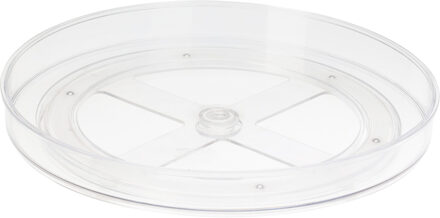 Excellent Houseware Koelkast opbergbak draaiplateau Ø24cm transparant