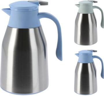 Excellent Houseware Koffiekan RVS/kunststof 1L verschillende