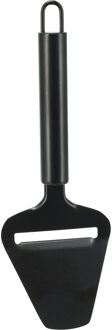 Excellent Houseware Kook/keuken gerei - kaasschaaf - zwart - RVS - 21 cm - Kaasschaven
