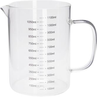 Excellent Houseware Maatbeker glas 1L transparant
