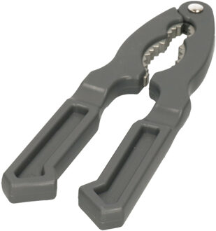Excellent Houseware Notenkraker - donkergrijs - metaal - kunststof - 18 cm