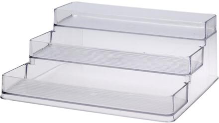 Excellent Houseware Opbergbak koelkast 25x23,5cm transparant