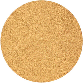 Excellent Houseware placemat - goud - D33 cm - glitter - rond - Placemats Bruin