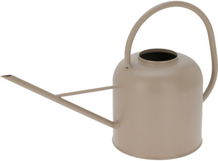 Excellent Houseware Plantengieter Retro - rvs metaal - beige - 1200 ml - Gieters voor binnen
