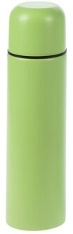 Excellent Houseware RVS thermoskan/isoleerkan 500 ml lime groen