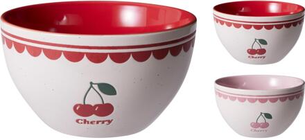 Excellent Houseware Schaaltje kers doos a 6 Ø13,2xH7,5cm