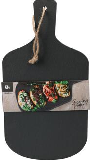 Excellent Houseware Serveerplateau leisteen 38x20cm zwart