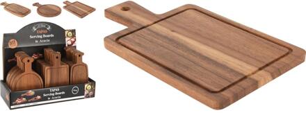 Excellent Houseware Snijplank acaciahout 18 cm bruin