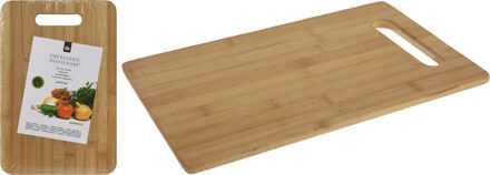 Excellent Houseware Snijplank bamboe 20x30cm bruin