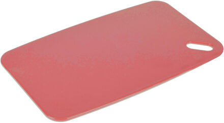 Excellent Houseware Snijplank - zalm roze - Kunststof - 35 x 24 cm - Snijplanken Rood