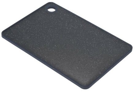 Excellent Houseware snijplank - zwart gemeleerd - kunststof - 33 x 23 cm