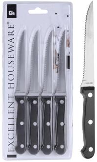 Excellent Houseware Steakmessenset 4-delig op blisterkaart