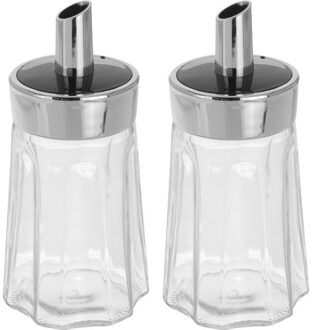 Excellent Houseware Suikerstrooier/suikerdispenser - 2x - 175 ml - Suikervaatje - horeca / restaurant / thuis