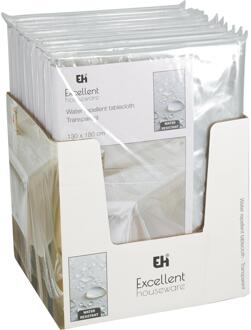 Excellent Houseware Tafelbeschermer transparant 137x182