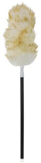 Excellent Houseware Telescopische plumeau - statisch lamswol - 80-110 cm - afstoffer - Afstoffen accessoires