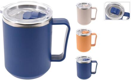 Excellent Houseware Thermo Mok RVS 420ml verschillende