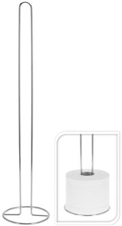 Excellent Houseware toiletrollen houder van metaal 61 x 15 cm