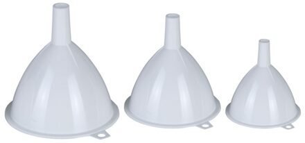 Excellent Houseware Trechters set 3-dlg plastic wit