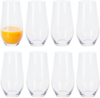 Excellent Houseware Tumbler waterglazen - 12x stuks - 580 ml - grote drinkglazen