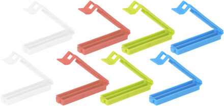 Excellent Houseware vershoudklemmen/vershoudclips - 40x - multicolor - kunststof