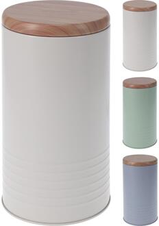 Excellent Houseware Voorraadblik rond Ø10,5xH19cm verschillende