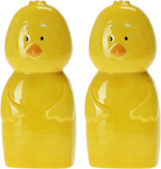 Excellent Houseware Waterverdamper radiator - 2x - kuiken - kunststeen - kinderkamer - 18 cm - luchtbevochtiger