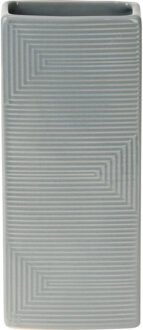 Excellent Houseware Waterverdamper radiator - grijs - met relief - kunststeen - 18 cm - luchtbevochtiger