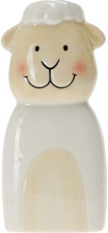 Excellent Houseware Waterverdamper radiator - schaap - kunststeen - kinderkamer - 18 cm - luchtbevochtiger