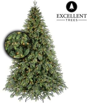 Excellent Trees Premium Kerstboom Excellent Trees® LED Kalmar 210 cm met 450 Lampjes Groen