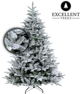 Excellent Trees® Otta Kerstboom met Sneeuw 150 cm - Luxe uitvoering Groen, Wit