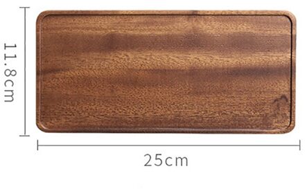 Exclusieve Hout Rechthoek Houten Thee Dienblad Tafel Plaat Snacks Voedsel Opslag Schotel Verschillende Grootte Voor Hotel Thuis Dienblad
