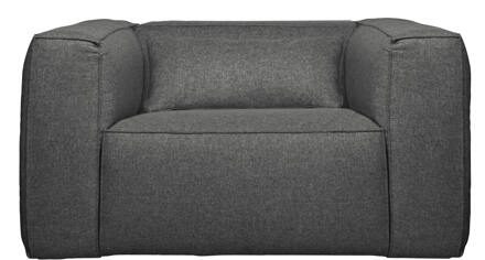 Exclusive Bean Fauteuil Incl. Kussen - Middengrijs - 74x146x98 - N.v.t.