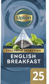 Exclusive selection thee English Breakfast - 25 Pyramide zakjes