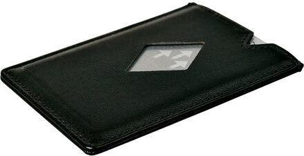 Exentri City Wallet Black Zwart - 90 x 65 x 4 mm